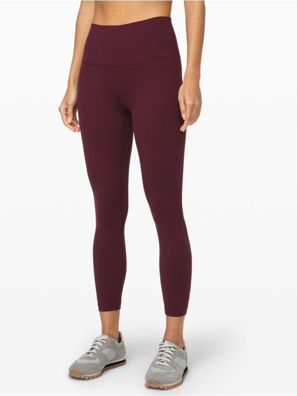 Lululemon Align Pant II High Rise Leggings Burgundy Red Size 4